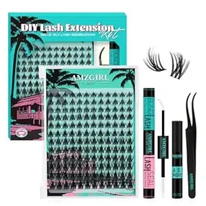 Fairy Eyelash Clusters Diy 144pcs Lash Extension Kit Natural Lashes Clusters Kit With Lash White Bond And Seal,Lash Remover And Tweezers For Anime Cluster Eyelash Extensions Kit(Holiday,C-mix8-18mm)