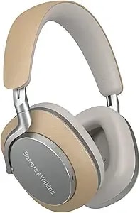 Bowers & Wilkins Limited Edition px8 Over-Ear Bluetooth Headphones, Advanced Active Noise Cancellation Wireless Headphones, Luxurious Materials, 30-Hr Battery Life, 15-Min Quick Charging, Tan