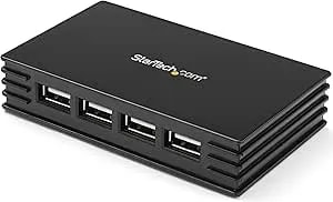 Startech.Com 7 Port USB 2.0 Hub – Portable And Compact – Bus Powered USB 2.0 Extender – USB Multiport Expander, TAA (ST7202USB)