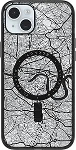 Otterbox Clear Case With Colorful Grip Edge Case For Iphone 15 Plus - London (Black)