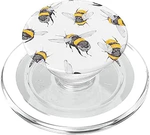 Popsockets Phone Grip - Bee Popsocket - Bumbly Bees Popsockets Popgrip For Magsafe