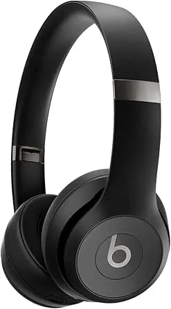 Beats Solo 4 - Wireless On-Ear Bluetooth Headphones, Up To 50-Hour Battery Life, Ultra-Lightweight Comfort, Powerful And Balanced Sound, Apple & Android Compatible - Matte Black