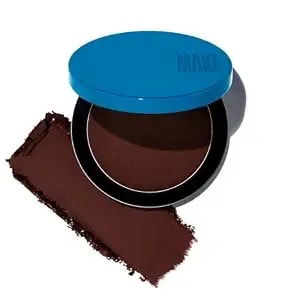 Make Beauty Skin Mimetic Microsuede Bronzer Powder - Matte Bronzing Powder Contour, Buildable Formula, Non Comedogenic, Long Lasting Color. Shade - Zodiac For Deep To Dark Skin