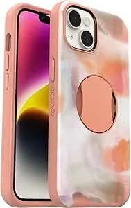 Otterbox Ottergrip Symmetry Series Case For Iphone 14 And Iphone 13 - Peaches (Orange)