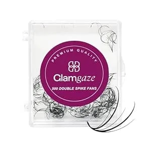 500 Double Spike Wispy Promade Fans - 5d, C Cc D Curl, 0.05mm Thickness, 10-16mm Length - Wispy Lashes Spike Premade Lash Fans Loose Handmade Volume Eyelash Extensions (5d-0.05-C, 14mm)