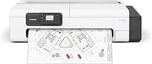 Canon Imageprograf TC-21 24" - Large Format Printer, Poster & Plotter Printer, Automatic Roll & Cut Sheet Paper Feeder, Includes 280 Ml Of Ink, White
