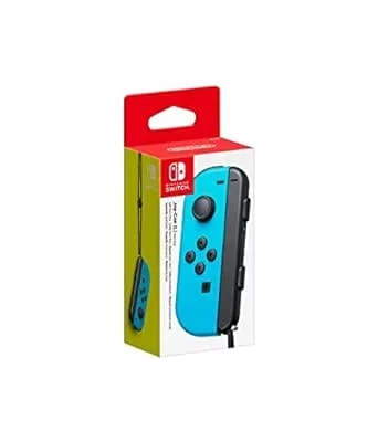 Joy-Con Left (Neon Blue) (Nintendo Switch) (Renewed)