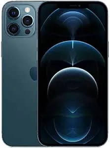 Apple Iphone 12 Pro Max, 128GB, Pacific Blue - Fully Unlocked (Renewed)