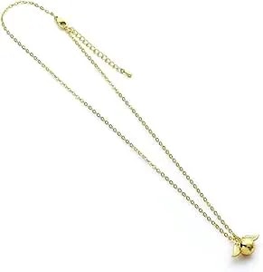 Harry Potter Golden Snitch Gold Tone Necklace - Gold