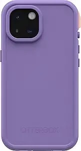 Otterbox Iphone 15 (Only) Frē Series Waterproof Case With Magsafe (Designed By Lifeproof) - Rule Of Plum (Purple), Waterproof, 60% Recycled Plastic, Sleek And Stylish