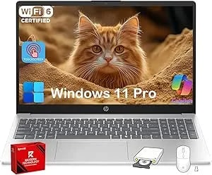 HP 15.6 Touchscreen Laptop Computer For Business & Student, Intel 13th Gen Core i3(Up To 4.5GHz), HD Touch Display, 16GB RAM, 512GB SSD, AI Copilot, Win 11 Pro, Wi-Fi 6, W/Accessories