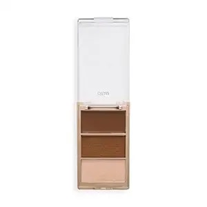 Revolution, Bronze Icon Palette, Cream, Matte, & Shimmer Bronzer Trio For Buildable Glow, Infused With Hyaluronic Acid, Vegan & Cruelty-Free, Sunkissed Tan, 0.09 Oz
