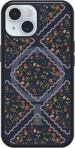 Otterbox Iphone 13, 14, 15, 16e And 17e Symmetry Series Clear Case - Floral Romance Blue