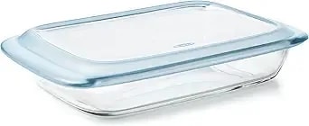 Oxo Good Grips Freezer-To-Oven Safe 3 Qt Glass Baking Dish With Lid, 9 X 13