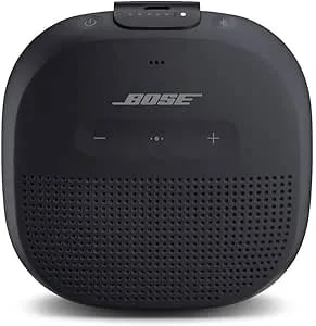Bose Soundlink Micro Bluetooth Speaker: Small Portable Waterproof Speaker With Microphone, Black