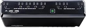 Cyberpower SL700U Standby UPS Battery Backup And Surge Protector, 700VA/370W, 8 Outlets, Slim Profile, UL Certified