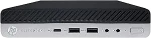 Hp Elitedesk 800 g5 Mini Intel Core i5-9500t 2.2ghz, 16 Gb Ram, 256 Ssd, Windows 11 Pro 64bit, (Renewed)
