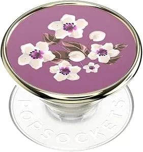 Popsockets Adhesive Phone Grip, Holder, Phone Stand, Flower - Floral Mauve