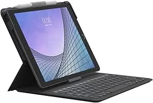 ZAGG Messenger Folio 2 Tablet Keyboard & Case, Laptop-Style Keys, Built-In Stand For Ipad 11" (A16) & 10.9-Inch 10th GEN Ipad