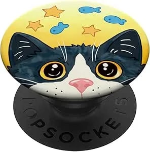 Popsockets Phone Grip – Cat Popsocket - Boss The Cat Popsockets Adhesive Popgrip