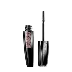 Rimmel Wonder'Bond, 002 Black Brown, Bonding Serum Mascara, Volumizing, Instantly Revitalized Lashes, With Biotin Bonding Complex, Smudge Proof, No Clumps, 0.39oz