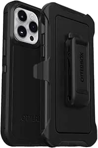 Otterbox Iphone 14 Pro (Only) - Defender Series Xt Case - Black - Holster Clip Included - Screenless - Rugged - Snaps To Magsafe - Lanyard Attachment - Non-Retail Packaging