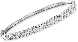 Ross-Simons 75 Ct. T.W. Diamond Bangle Bracelet