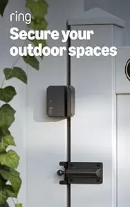 Ring Sensors: Outside Door Sensor (Newest Model) – Instant Notifications, On Amazon Sidewalk, No Base Station Needed, Pro Monitoring Available (Sold Separately)