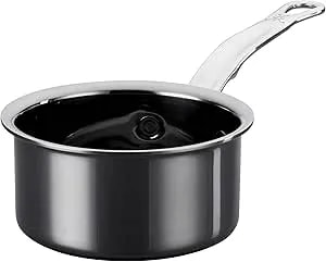 Hestan - Nanobond Collection - Stainless Steel Titanium Butter Warmer, Induction Cooktop Compatible, 0.75 Quart