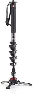 Manfrotto Xpro 5 Section Carbon Fiber Video Monopod, Black (mvmxproc5us)