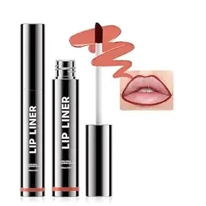 Lip Liner Stain - Non-Stick Cup Lip Comfortable Vivid Color Peel Lip Stain Transfer-Proof & Long - Wear, Create Beauty & Charming Lip Makeup For All Skin Types With All-Day (#03 Rose)