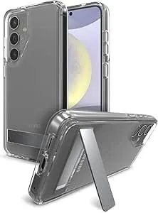 ZAGG Crystal Palace Samsung Galaxy S24 Case With Kickstand - Ultra-Slim, Graphene-Enhanced, Crystal Clear Protection, 13ft Drop Resistant, Eco-Friendly, Clear