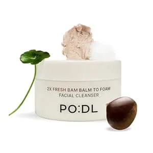 [Podl] Balm To Foam Cleanser For Makeup & Sunscreen Removal - Deep Cleansing Face Wash - Exfoliating Pore Care Sebum Control Moisture Balance - Vegan Zero Irritation - Korean Skincare 4.39 Fl Oz