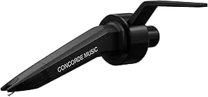 Ortofon Concorde Music Black Phono Cartridge Tool-Free Installation On S-Shaped Tone Arms