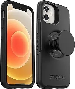 Otterbox + Pop Symmetry Series Case For Iphone 12 Mini (Not 12/Pro/Pro Max) Non-Retail Packaging - Black