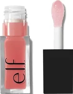 E.L.F. Glow Reviver Lip Oil, Pink Quartz - Nourishing Tinted Lip Oil For A High-Shine Finish, Infused With Jojoba Oil, Vegan & Cruelty-Free