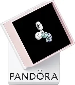 Pandora Color-Changing Chameleon Dangle Charm Bracelet Charm Moments Bracelets - Stunning Women'S Jewelry - Gift For Women - Made With Sterling Silver & Enamel, With Gift Box