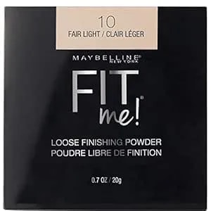 Maybelline Fit Me Loose Setting Powder, Face Powder And Finishing Makeup, Fair Light, 1 Count