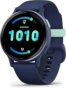 Garmin VíVoactive 5, Health And Fitness GPS Smartwatch, Amoled Display, Up To 11 Days Of Battery, Navy