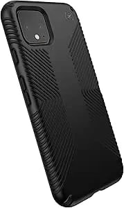 Speck Presidio Grip Google Pixel 4 Case, Black/Black (131857-1050)