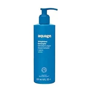 Aquage Weightless Detangler - Detangling Conditioner For Women - Provides Lightweight Hair Hydration & Removes Tangles - Enhances Volume And Shine For Fine, Thin Hair (8 Oz)