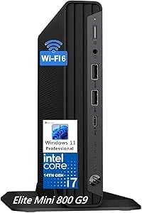 Hp Elite Mini 800 g9 Business Desktop Computer Pc - Intel i7-14700 20-Core Up To 5.4ghz - 16gb ddr5 - 512gb Ssd - Windows 11 Pro - Wifi 6 - Compact Office Computer - Keyboard & Mouse Included