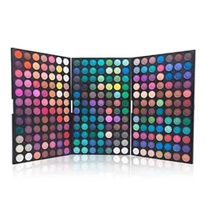 Pure Vie Professional 252 Colors Highlight Eyeshadow Palette Makeup Contouring Kit - Highly Pigmented Nudes Warm Natural Matte Shimmer Cosmetic Eye Shadows Pallet Powder Palette
