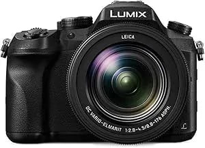 Panasonic Lumix FZ2500 4K Point And Shoot Camera, 20X Leica DC Vario-Elmarit F2.8-4.5 Lens, 21.1 Megapixels, 1 Inch High Sensitivity Sensor, DMC-FZ2500 (Renewed)