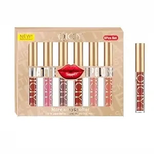 Admd 6pcs Set Matte Lip Gloss, Liquid Lipstick - Velvet Texture, More Silky & Softer, Highly Pigmented Non-Drying Lip Stain, 6 Trendy Shades