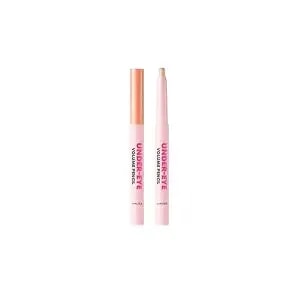 Amuse Seoul Under-Eye Volume Pencil (02 Peach Natural) - Aegyo Sal Makeup Highlighter, Luminous Eyes, Smudge Proof Shimmer Eyestick, Eyeshadow Stick, Vegan, Korean Beauty