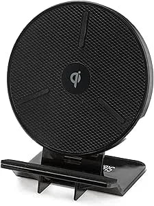 Startech.Com 15w Qi Wireless Charging Stand - Qi Certified Wireless Charger Stand Or Pad - Adjustable - Universal Wireless Charging Pad For Smartphone - Iphone/Samsung Galaxy/Google Pixel (Qwchstand)