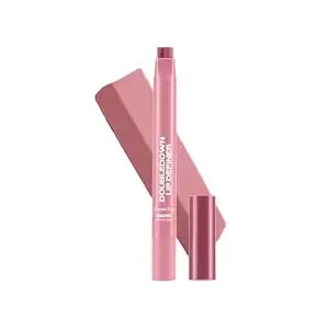 Sacheu Doubledown Lip Definer, 2-In-1 Liner & Balm, Buildable, Glossed Over - Dual-Color Bullet Lines & Fills In One Swipe, Nourishing Avocado & Rosehip Oils, Vitamin E, Creamy Satin Finish