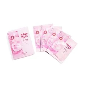 Tonymoly Mask Melt Firming Hydrogel Overnight Face Mask 4-Pack, Melt-On Collagen & Peptide Sleeping Masks For Firmness, Elasticity & Smoother Skin, Leave-On Treatment