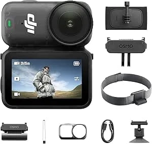 Dji Osmo Nano Hiking Kit (128g), Small 4k/60fps Vlogging Camera With A 1/1.3″ Sensor, 143° Wide Fov Video, 200-Min Recording, Swift Content Transfer, Magnetic Pov Cam 4k For Sports, Vlog